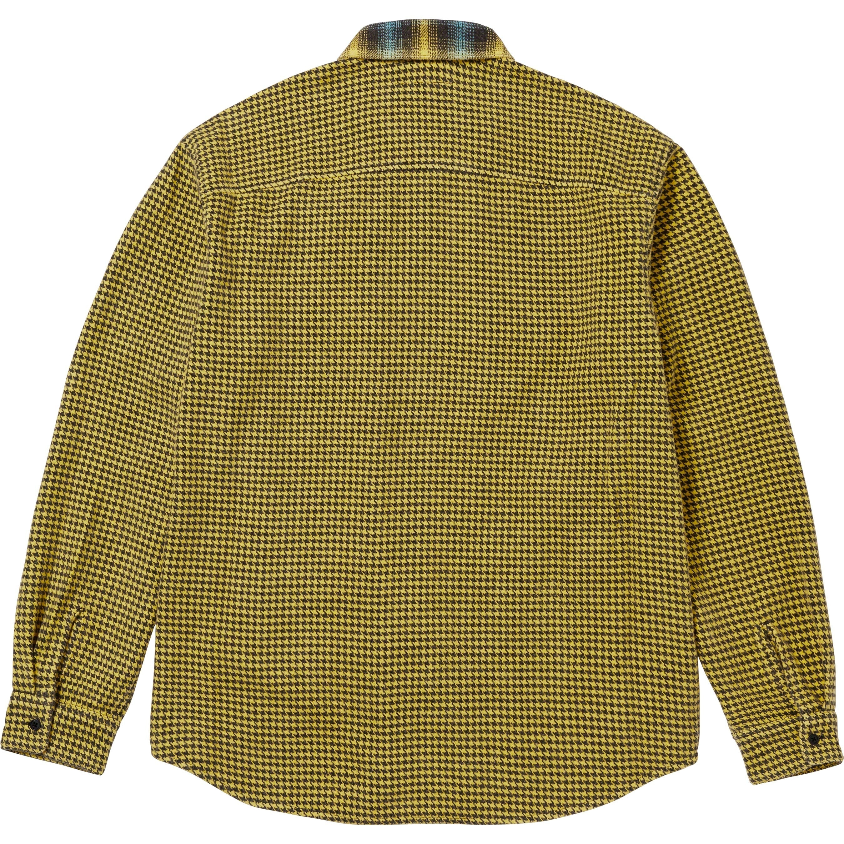 Houndstooth Plaid Flannel Shirt view 7